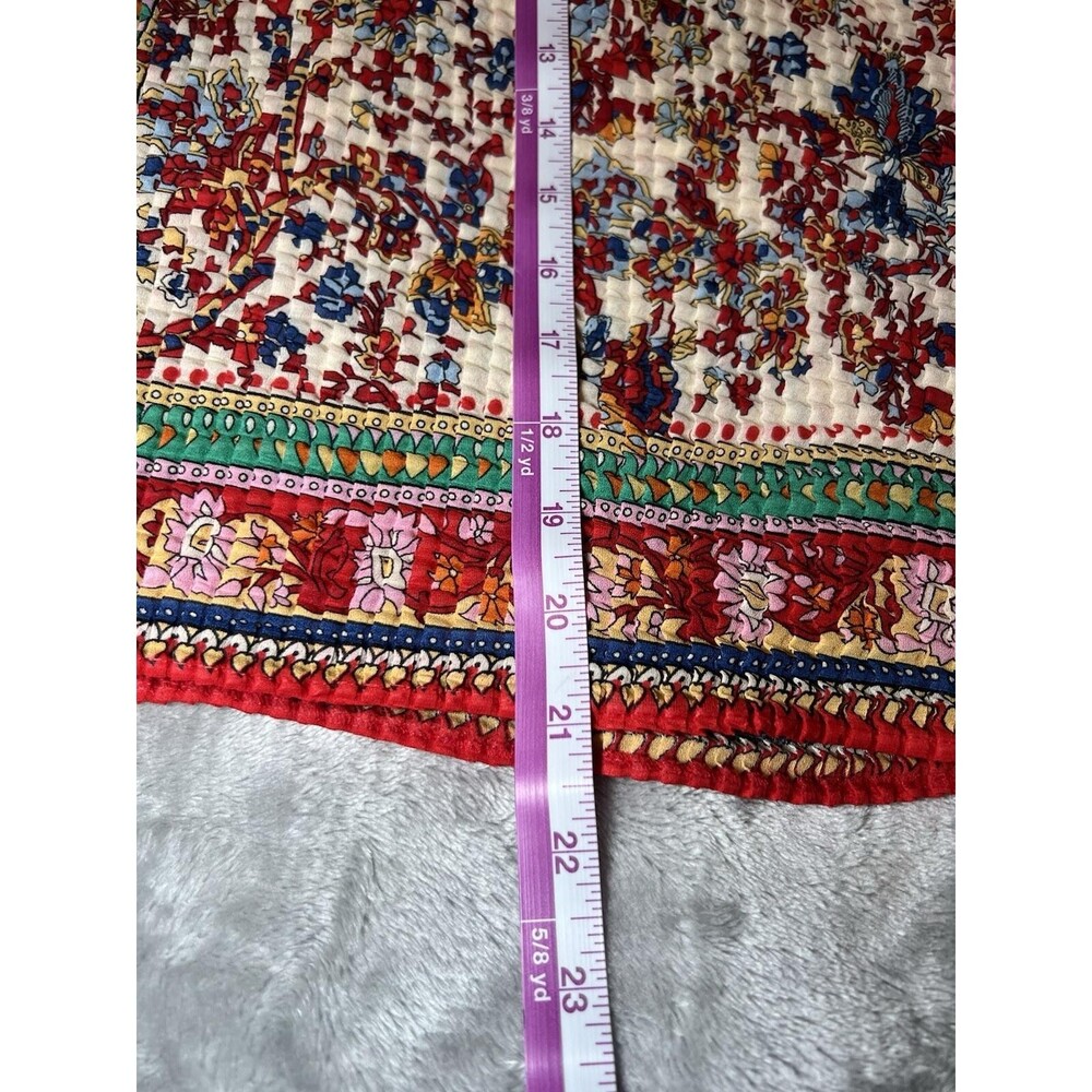 Notations 2-Piece Set Bohemian Floral Paisley Print Blouse & Tank Top Size Small - Picture 9 of 16